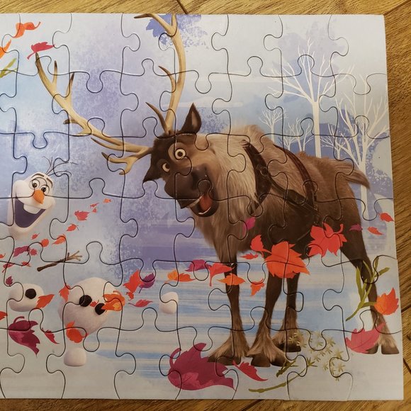 DISNEY FROZEN PUZZLE - 48 PIECE - OLAF and SVEN - Picture 2 of 5